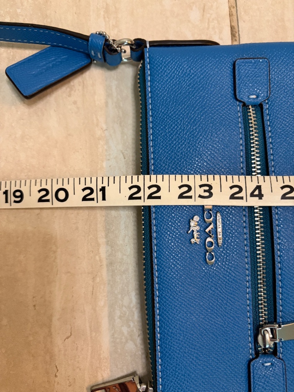 Turquoise Coach Crossbody - Picture 4 of 6